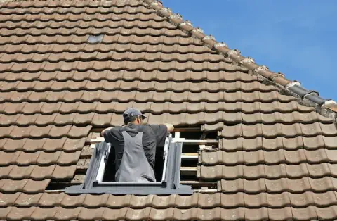 Pose de velux - Glun